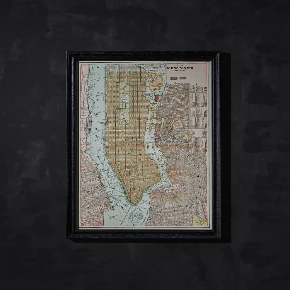 maps new york wallart detail 2