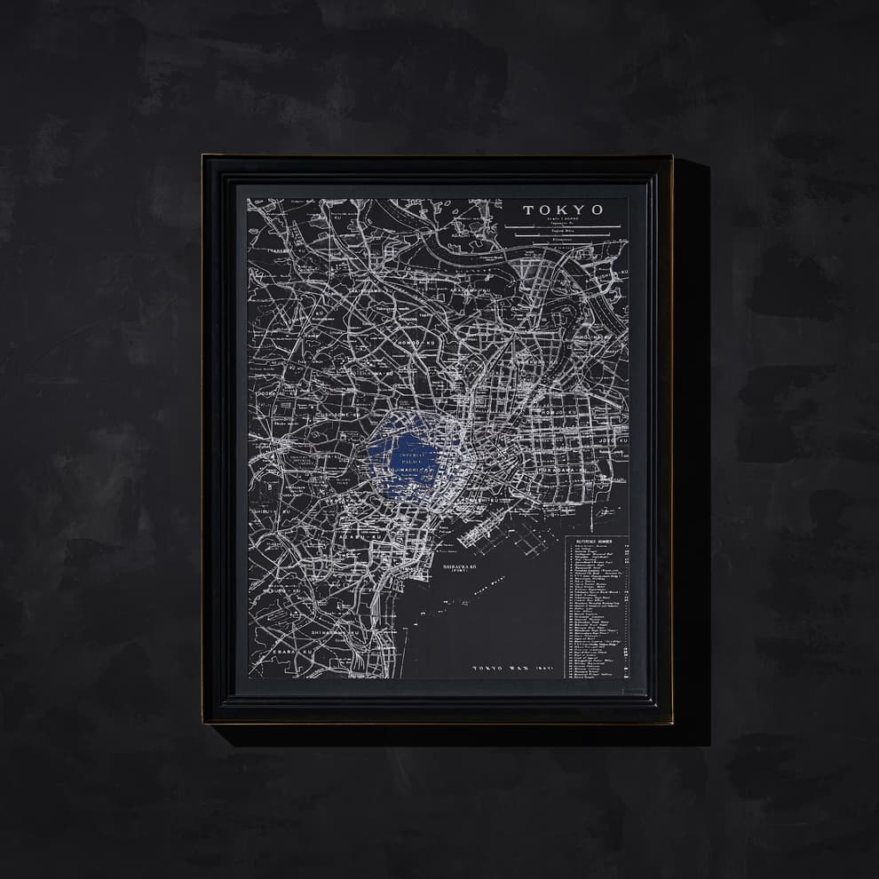 savoy maps tokyo wallart detail 2