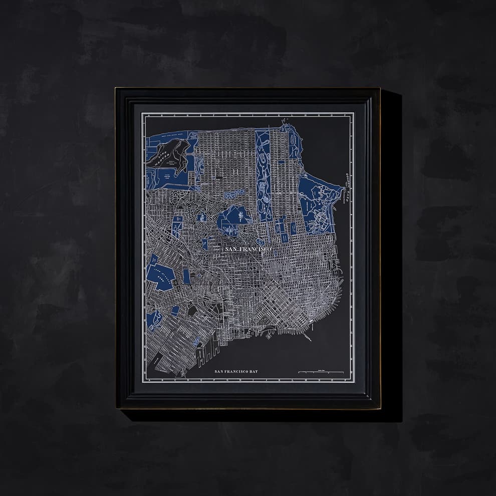 savoy maps san francisco wallart detail 2