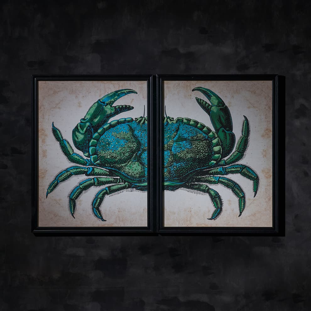 crab wallart detail 2