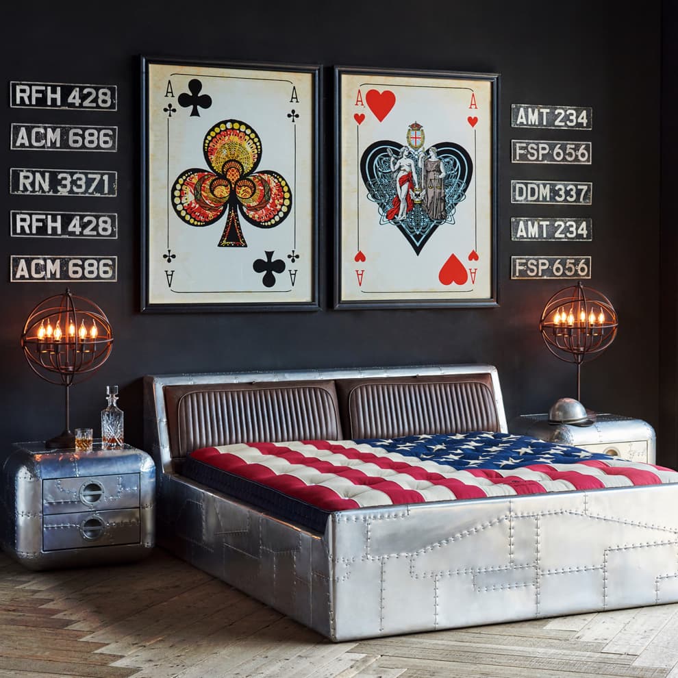 revival flag mattress stars detail 1