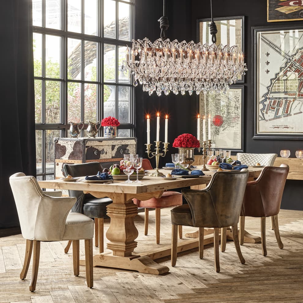 georgian architectural dining table detail 1
