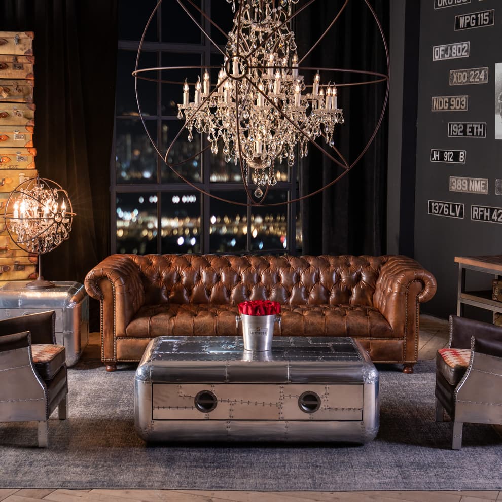 aviator blackhawk coffee table detail 1
