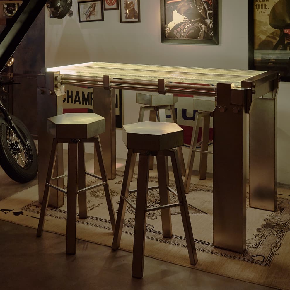 flatbed bar table detail 1