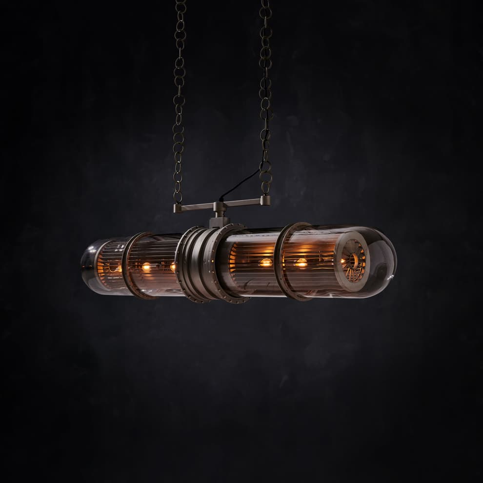 M TUB LP 0004 turbine rect pendant detail 2