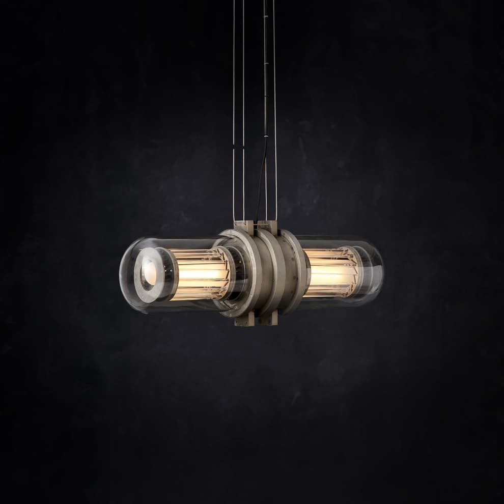 M TUB LS 0001 turbine rect pendant detail 2