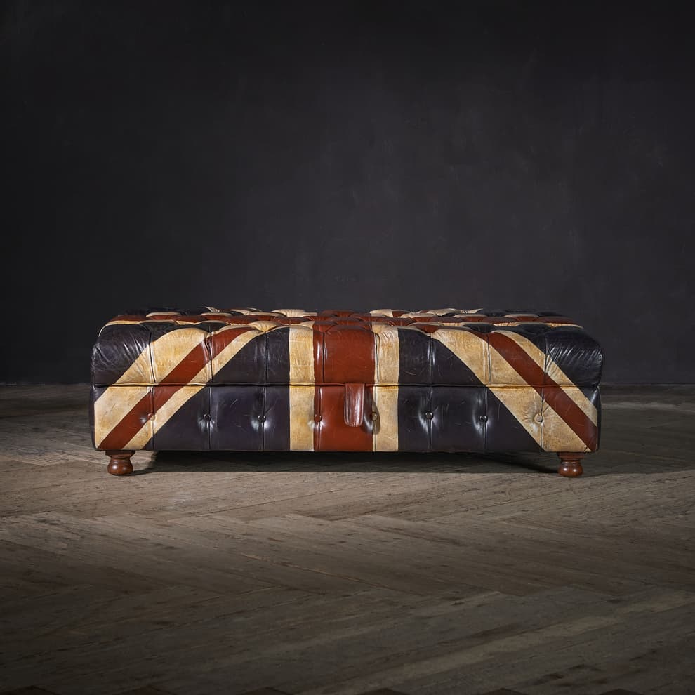 Westminster button footstool Jack'dn Brok'n product view