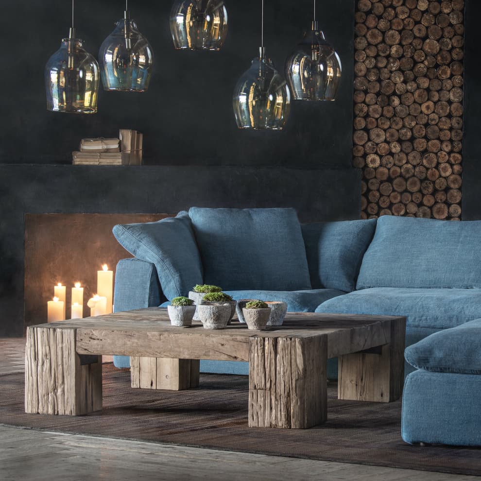 english beam coffee table detail 1